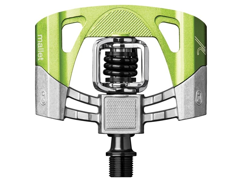 CrankBrothers Pedal, Mallet 2, Grey/Green
