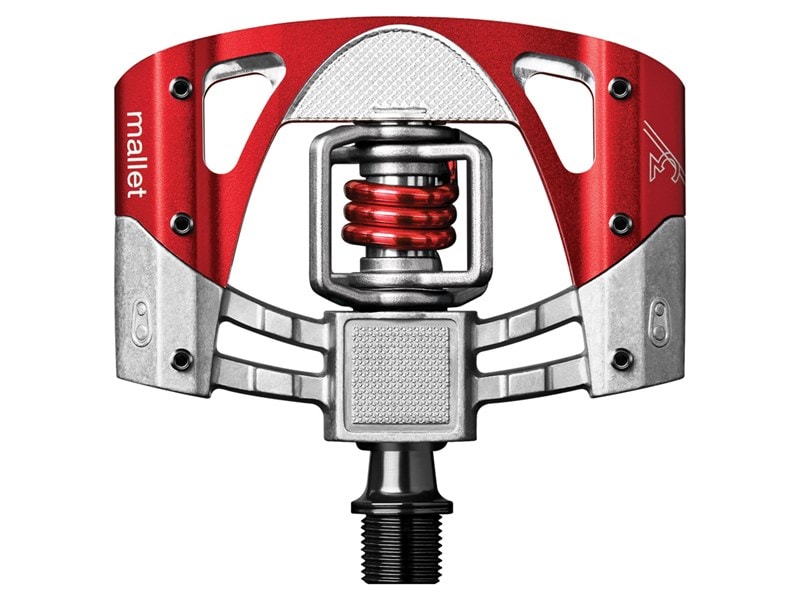 CrankBrothers Pedal, Mallet 3, Grey/Red