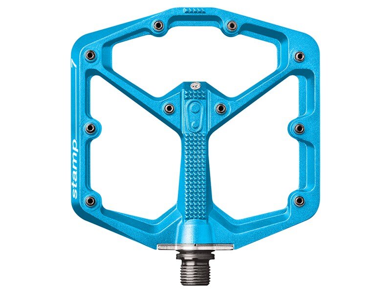 CrankBrothers Pedal, Stamp 7, Electric Blue