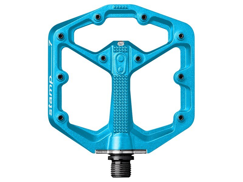 CrankBrothers Pedal, Stamp 7, Electric Blue