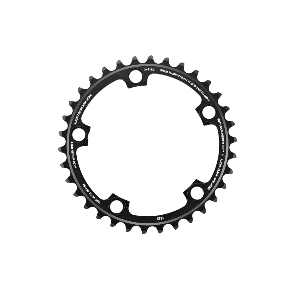 SRAM Drev, RED/Force22, YAW 11sp, 39t - 5 bult x 130 mm, Inre