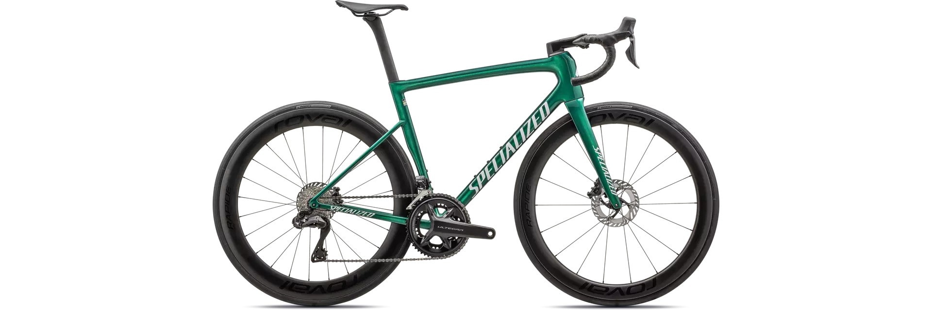 Specialized Cykel, Tarmac SL8 Pro, GLOSS PINE GREEN METALLIC / WHITE