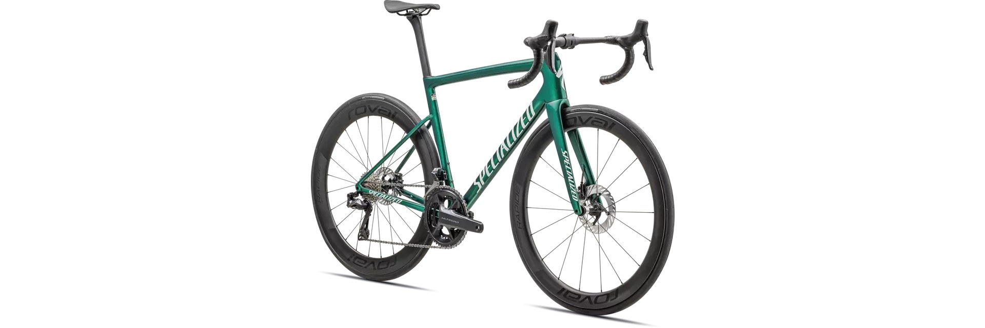Specialized Cykel, Tarmac SL8 Pro, GLOSS PINE GREEN METALLIC / WHITE