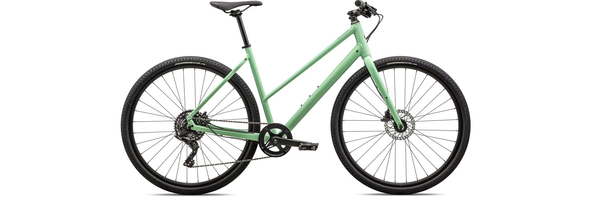 Specialized Cykel, Sirrus X 2.0 STEP THROUGH, GLOSS OASIS / SATIN REFLECTIVE SMOKE