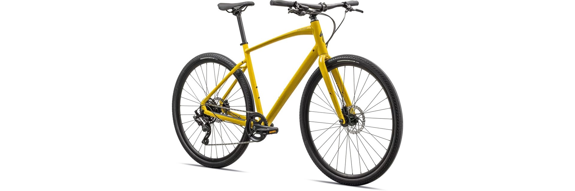 Specialized Cykel, Sirrus X 2.0, GLOSS SULPHUR / SATIN REFLECTIVE BLACK LIQUID METAL