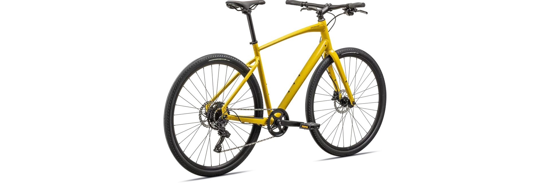 Specialized Cykel, Sirrus X 2.0, GLOSS SULPHUR / SATIN REFLECTIVE BLACK LIQUID METAL