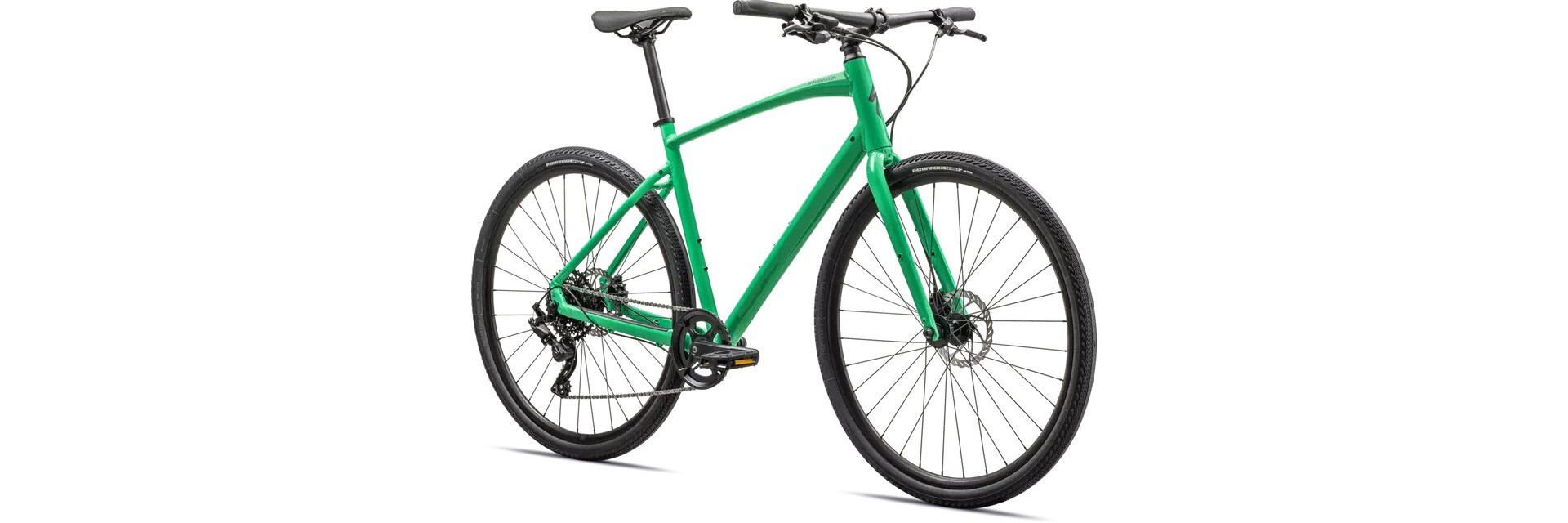 Specialized Cykel, Sirrus X 2.0, GLOSS ELECTRIC GREEN / SATIN REFLECTIVE SMOKE
