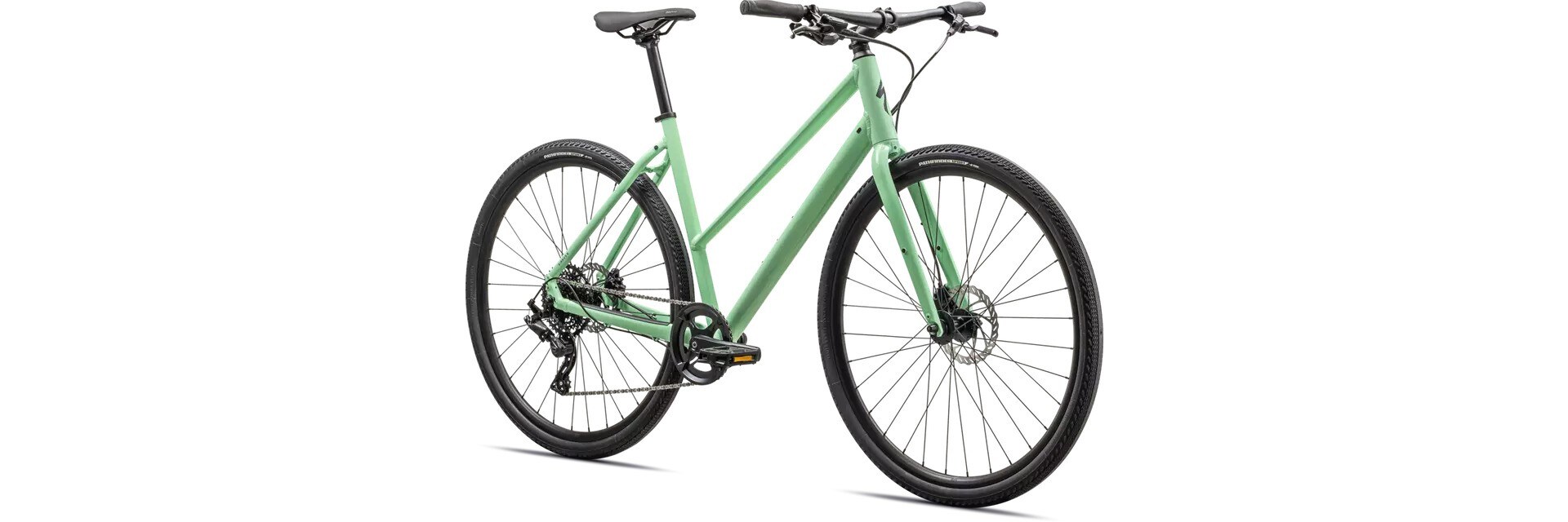 Specialized Cykel, Sirrus X 2.0 STEP THROUGH, GLOSS OASIS / SATIN REFLECTIVE SMOKE