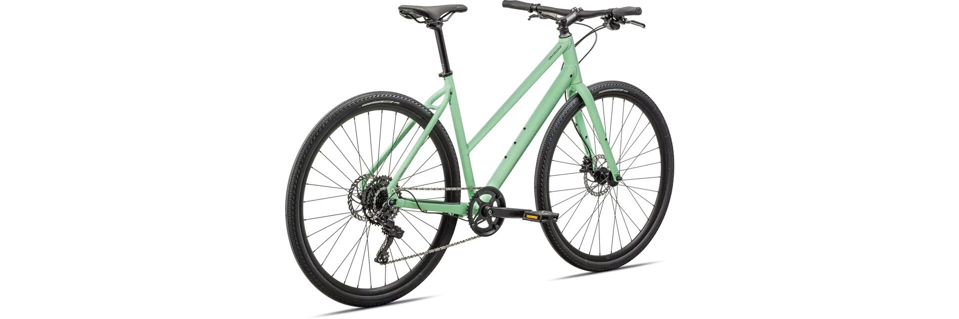 Specialized Cykel, Sirrus X 2.0 STEP THROUGH, GLOSS OASIS / SATIN REFLECTIVE SMOKE