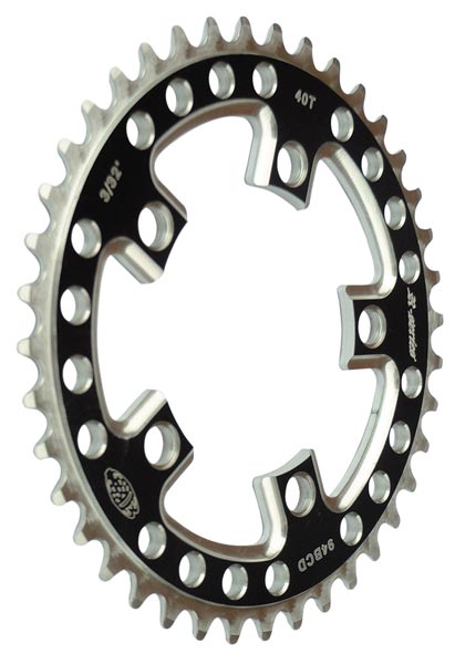 Gusset Drev, Tribal ChainRing, 36-42t 5arms/94mm