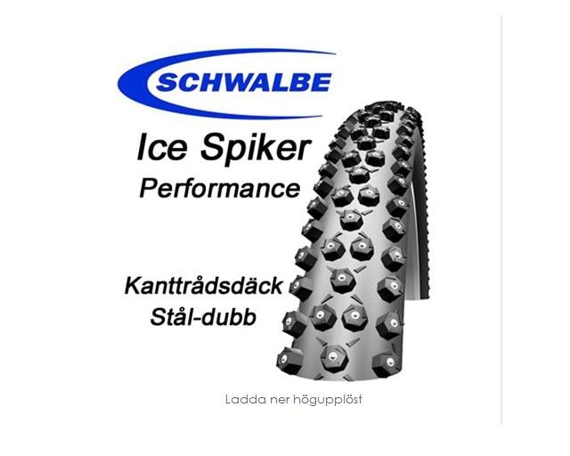 Schwalbe Dubbdäck, Ice Spiker Pro, 26x2,1