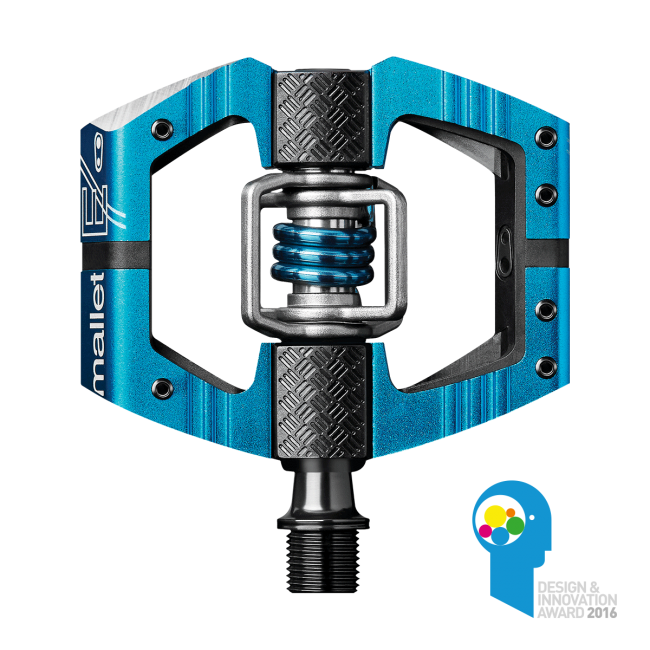 CrankBrothers Pedal, Mallet E, Black/Blue