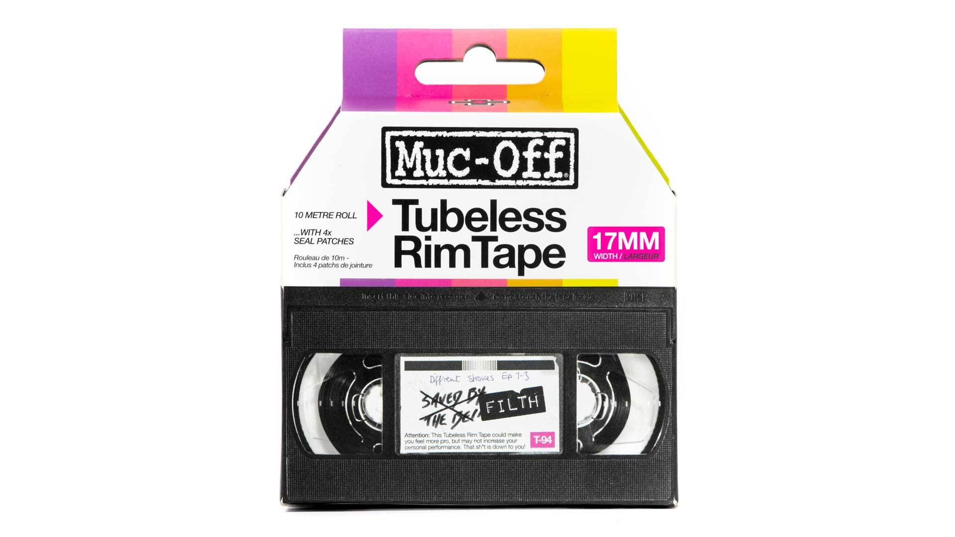 Muc-Off Fälgband, Tubeless RimTape 10m, Diverse Breddalternativ