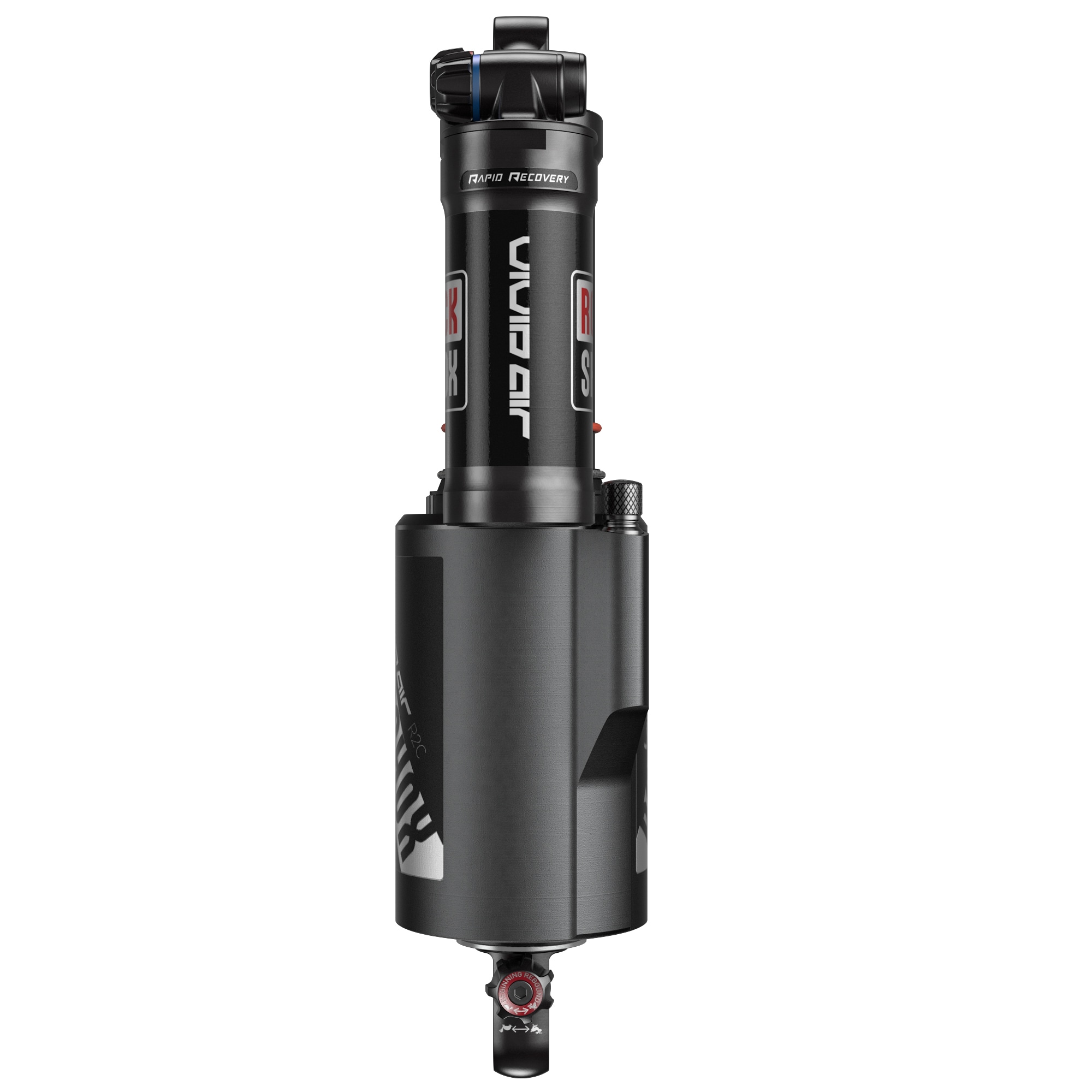 RockShox Bakdämpare, Vivid AIR R2C Mid reb/Mid comp, 222x70 / 8.75X2.75