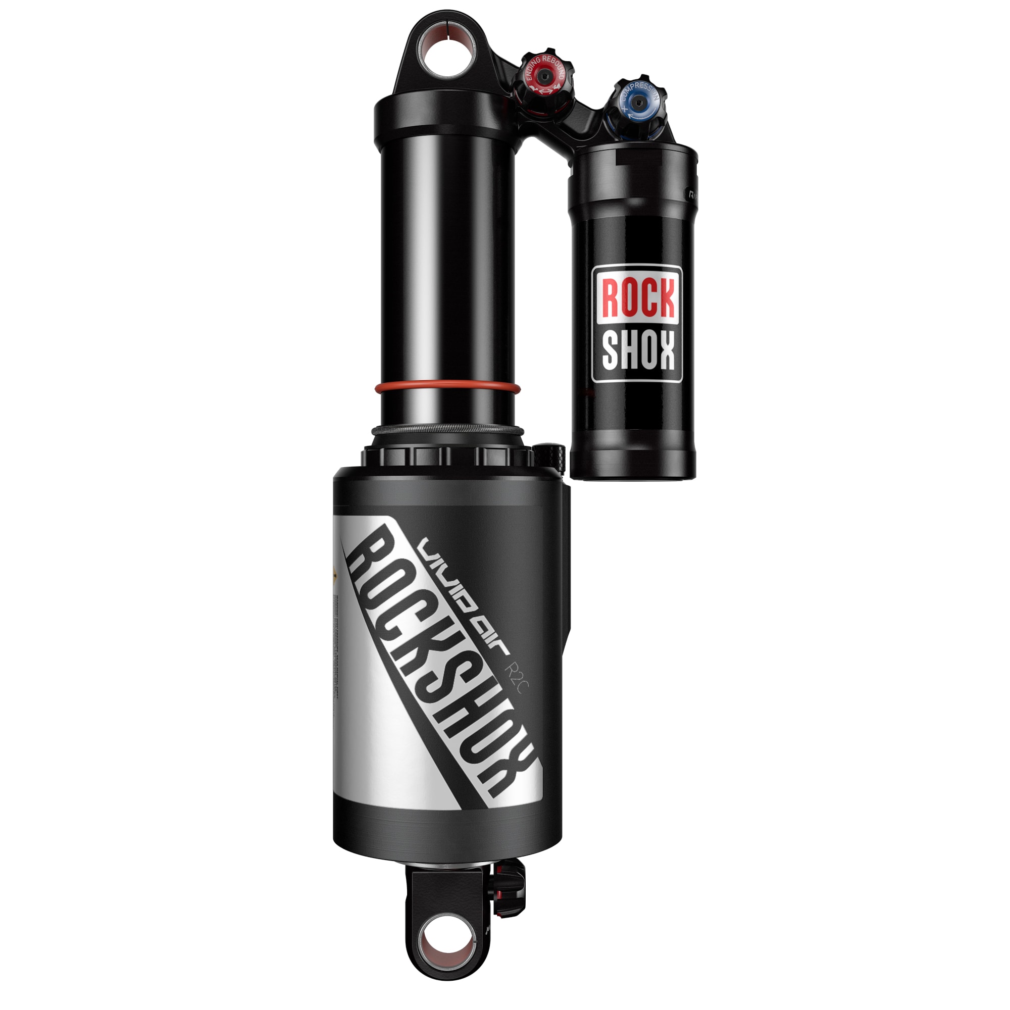 RockShox Bakdämpare, Vivid AIR R2C Mid reb/Mid comp, 240x76 / 9.5X3.0