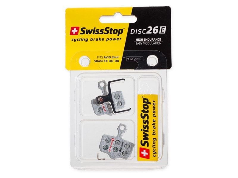 SwissStopp Bromsbelägg, Disc 26 E Elixir XX Level, Resin/Organiska