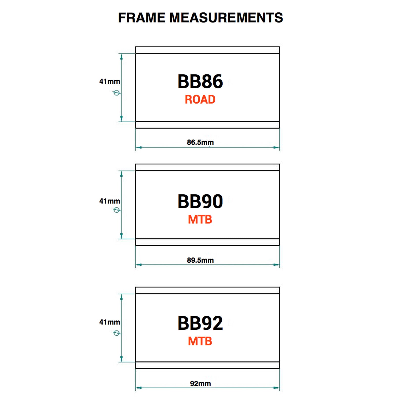 Praxis Works Vevlager, M30 Thru BB86/BB90/BB92