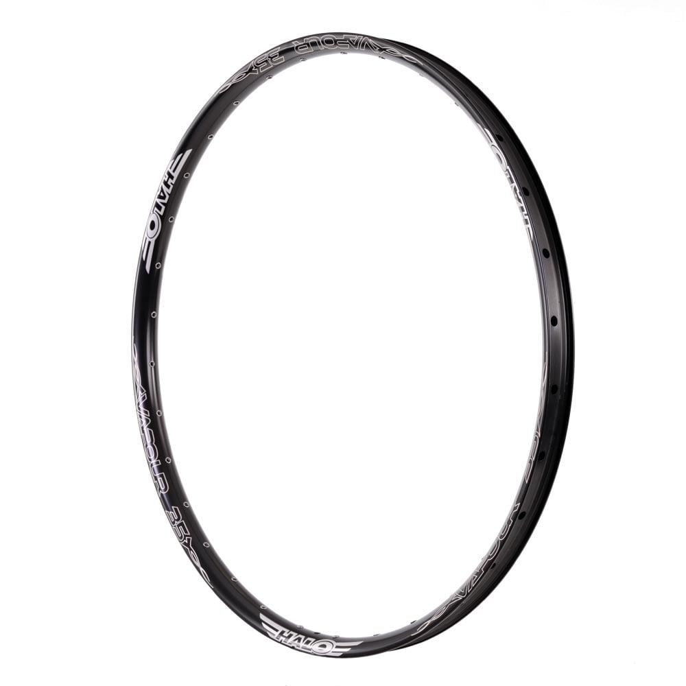 Halo Vapour 35 27.5", 35mm wide x 19mm deep alloy rim. Disc ONLY with SS eyelets. ERD 565