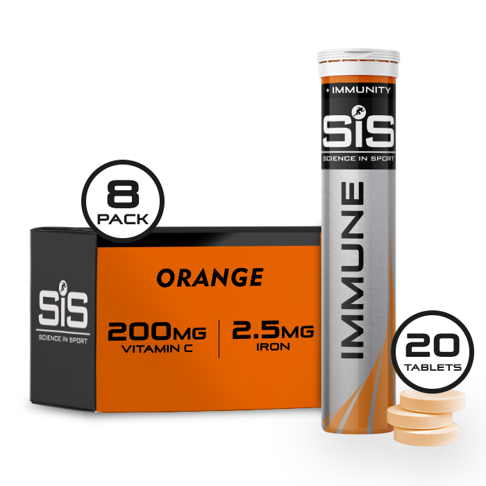 SiS Kosttillskott, Immune Vitamin C & Järn förstärkning, Orange