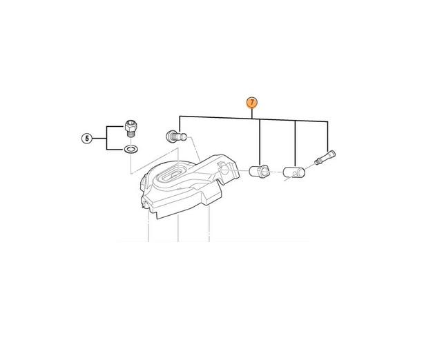 Shimano Skruv, SL-M670 I-spec med mutter