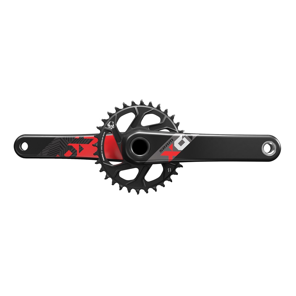 SRAM Vevarmar, Eagle X01 GXP, Svart/Röd