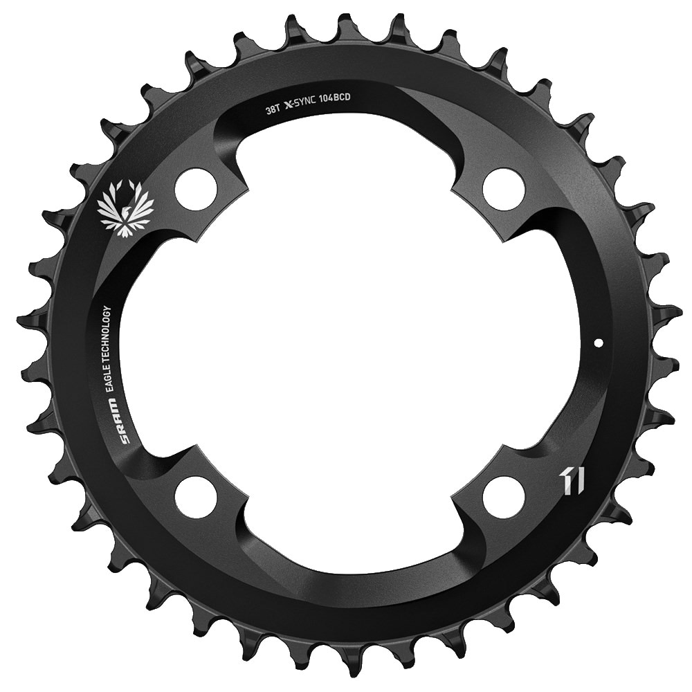 SRAM Drev, X-SYNC 104bcd Alu, Svart