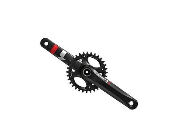 SRAM Vevparti, X1 1400 Hollow Forged BB30, Svart/röd