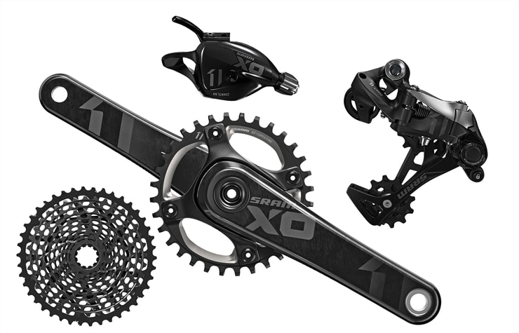 SRAM Grupp, X01 1x11speed, 34T GXP