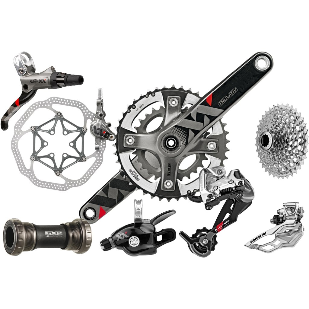 SRAM Grupp, XX 2x10-del, 39/26 BB30